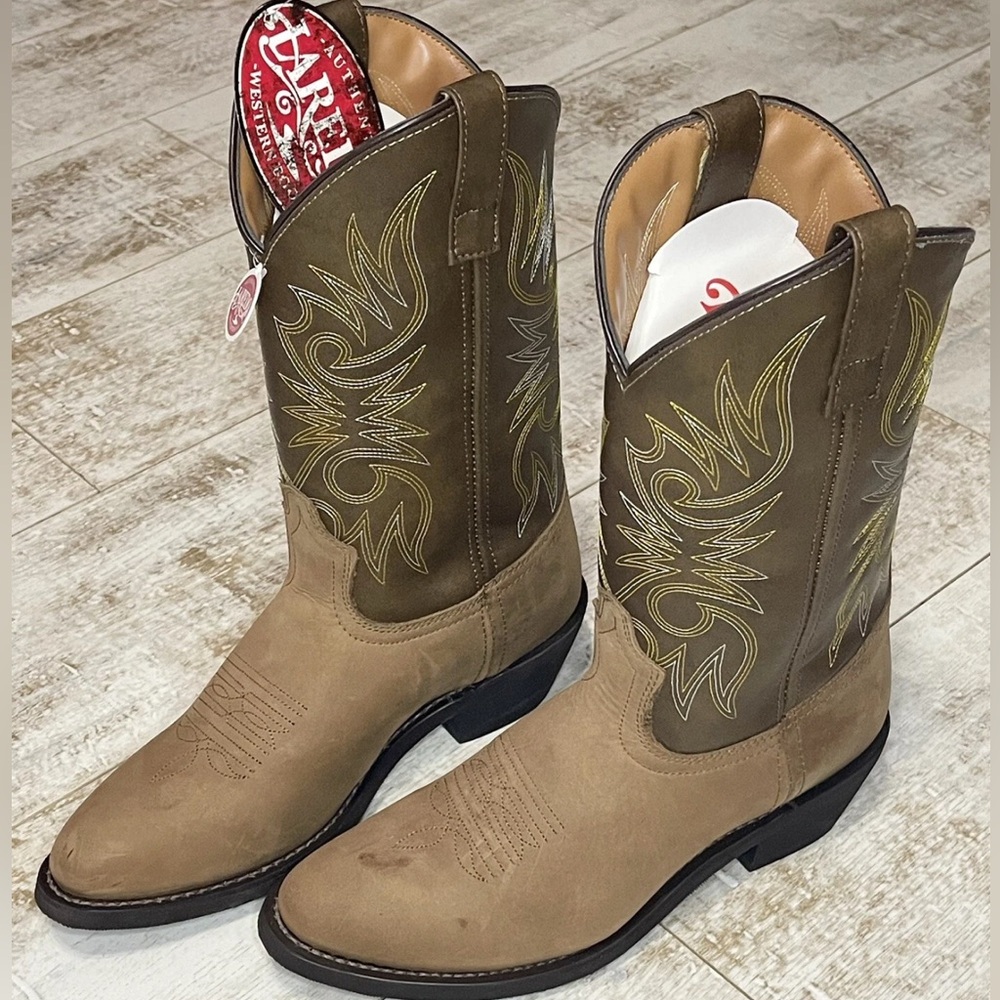 Laredo 4242 Mens Boots Mid Calf - Brown Sz 9D